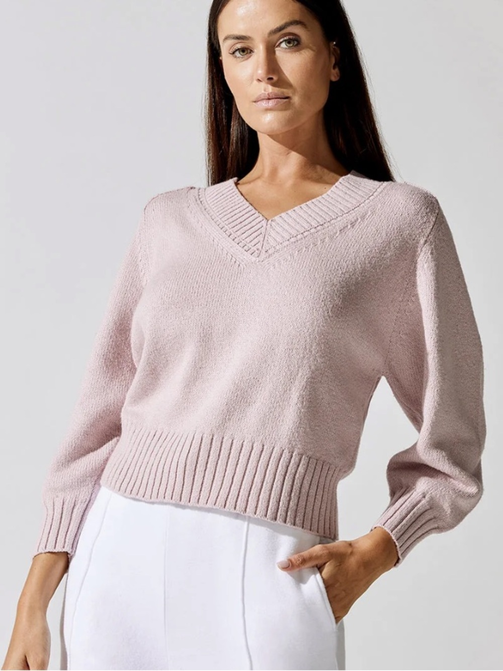 Brochu Walker Mylo Vee Sweater Size Small
